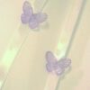 Lavendel fargede sommerfugler til å sy på ABELONE.NO Nettbutikk