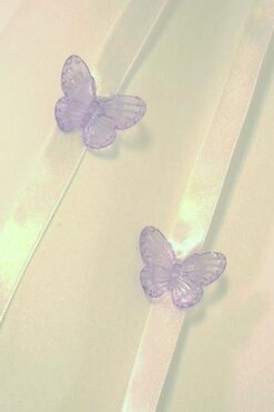 Lavendel fargede sommerfugler til å sy på ABELONE.NO Nettbutikk
