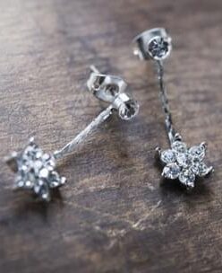 Øredobber med blomster. ABELONE.NO