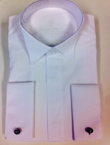 Hvit skjorte med snipp til bryllup. Hvit herreskjorte - ABELONE.NO