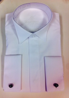 Hvit skjorte med snipp til bryllup. Hvit herreskjorte - ABELONE.NO