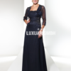Mørkeblå kjole 2326 Luxuar