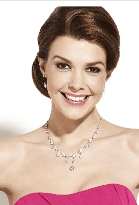 Kjede med store blanke stener. 21-333. ABELONE.NO Nettbutikk