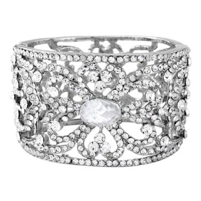 Vintage armbånd med klare krystaller VC16 Athena Bridal