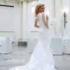 Bianco Evento brudekjoler. Blonde havfrue brudekjole. ABELONE.NO
