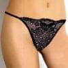 String truse med striper og blonde PICK 2301