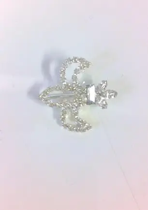 Spenne til satengbånd med strass
