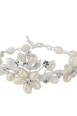 Armbånd med perler og krystaller ferskvannsperler Divine Pearl ABELONE.NO