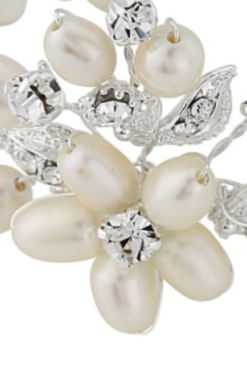 armband med perler og krystaller ferskvannsperler divine pearl detalj