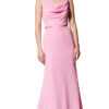 Lyserosa kjole med snørerygg 9611. Enkel kjole i nydelig snitt. ABELONE.NO
