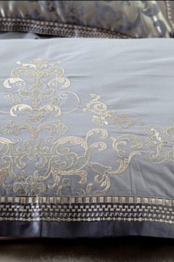 luksuriost silke sengesett i 4 deler for dobbeltdyne 1