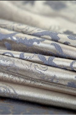 luksuriost silke sengesett i 4 deler for dobbeltdyne stoff