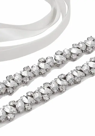 Brudebelte med nydelige glasstener 1234