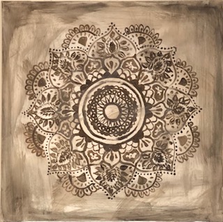 Maleri Yang Mandala 40×40 cm