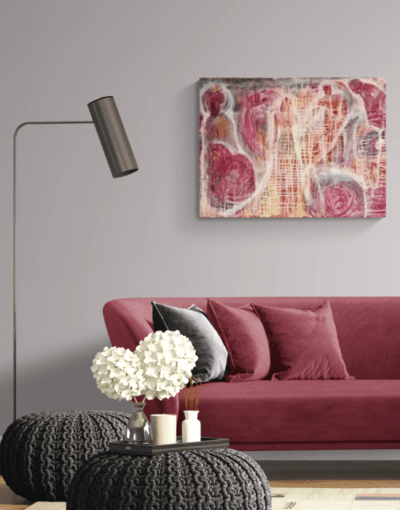 Maleri "Kjærlighet" 80x60 cm Maleriet kjærlighet, uttrykker kjærlgheten på forskjellige måter