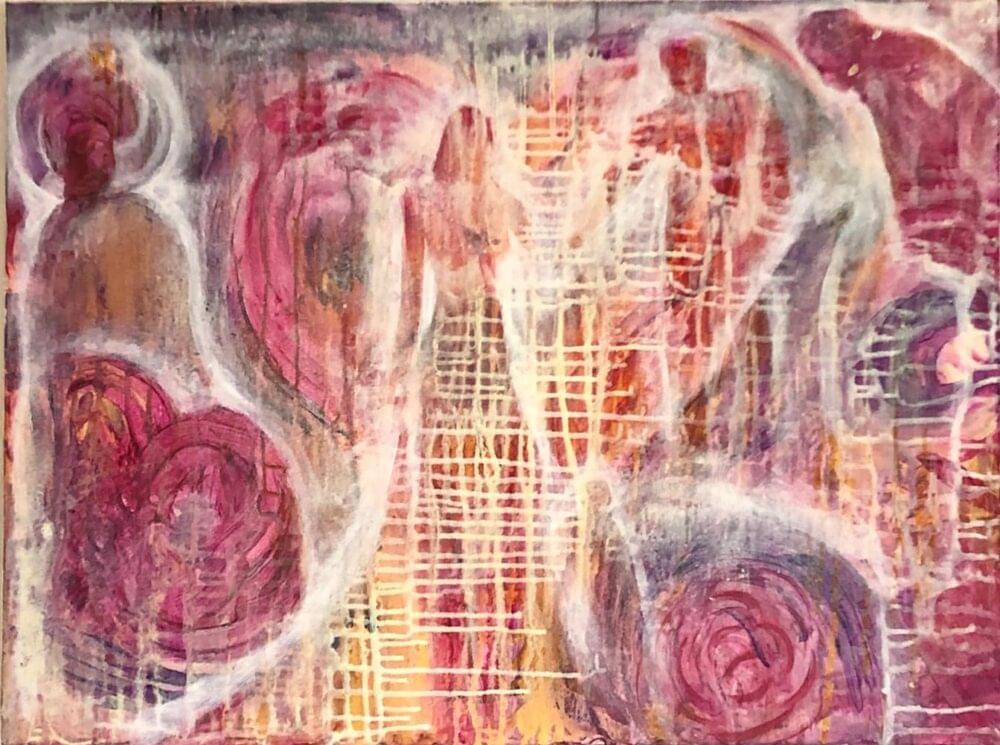 Maleri "Kjærlighet" 80x60 cm - Bilde 2