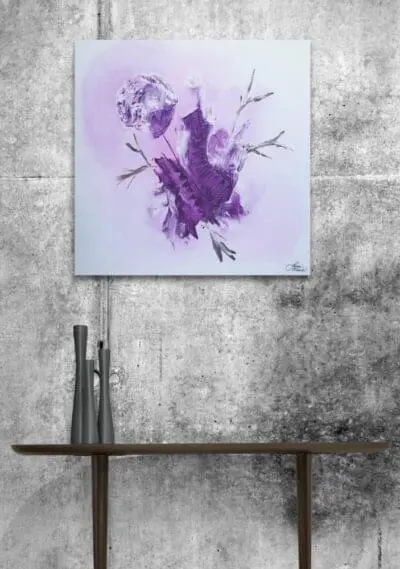 Bonnie and Clyde. Bad Behaviour 80×80 cm Lena Marie Støre Olsen @artbylenamarie