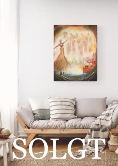 Akrylmaleri "Freedom" 90x70 cm