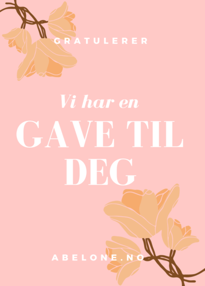 GAVEKORT hos ABELONE.NO