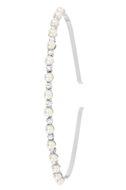 Brudebøyle med perler og blanke stener Athena Bridal